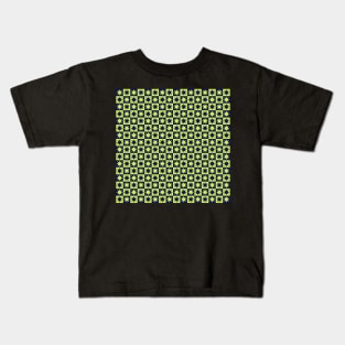 retro mid century abstract geometrical pattern Kids T-Shirt